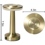 Cordless Table Lamp with Touch Sensor, Rechargeable LED Night Light